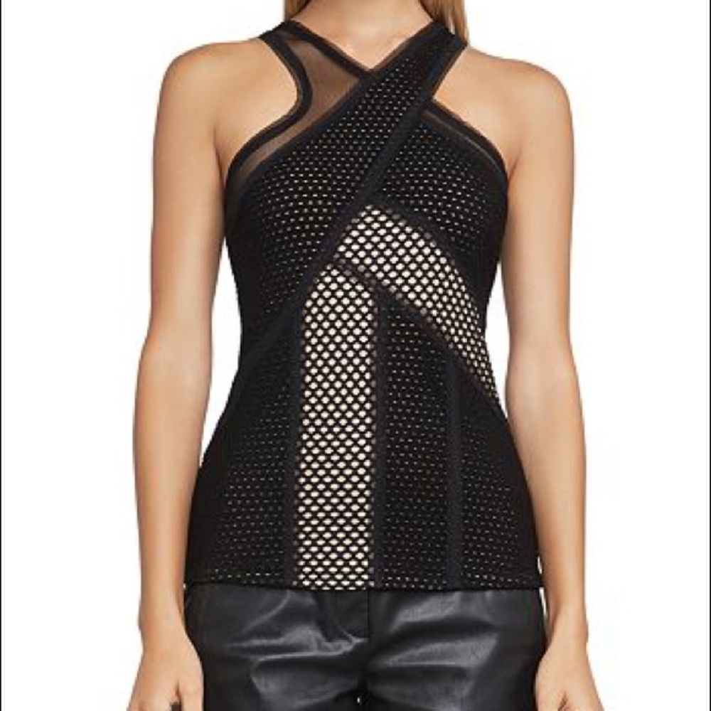 ‼️ FLASH SALE ‼️  BCBGMaxazria Katlin Mesh Top